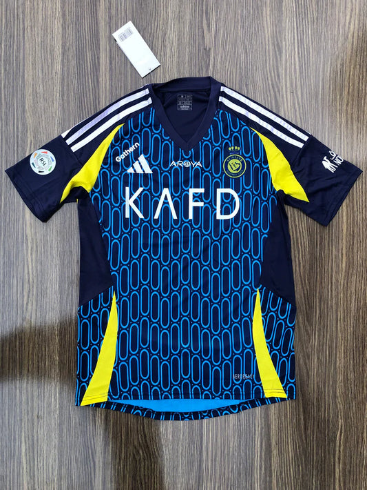 AL NASSR AWAY PLAYER VERSION JERSEY 24/25 WITH RONALDO 7