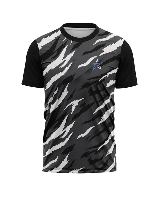 Grey Tiger Print Men’s T-Shirt