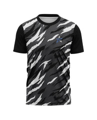 Grey Tiger Print Men’s T-Shirt