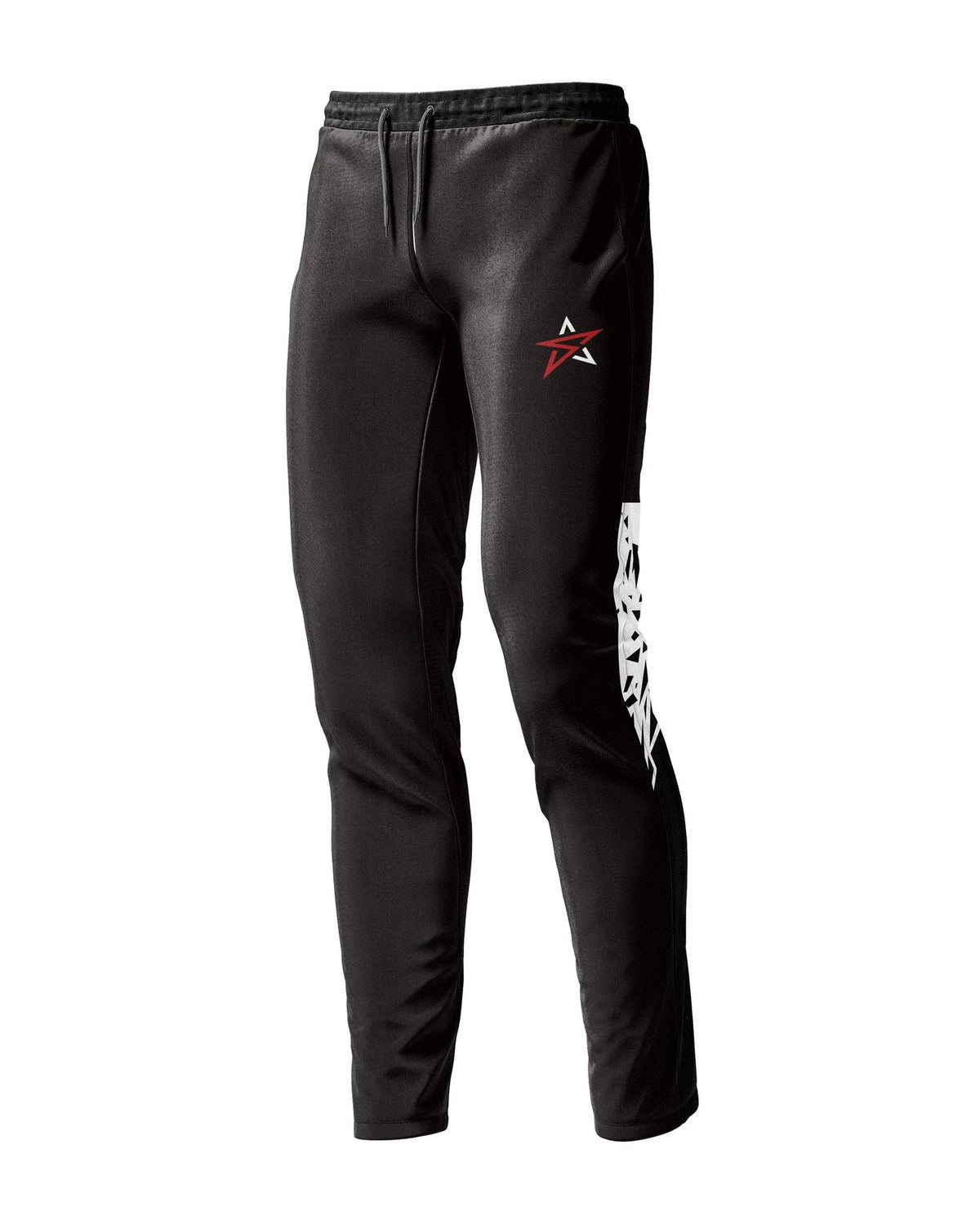 Red Net Star Trousers