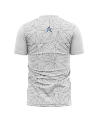 White Sporty Print T-Shirt